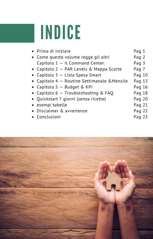 Metodo 3-2-1 Casa - La Settimana Smart